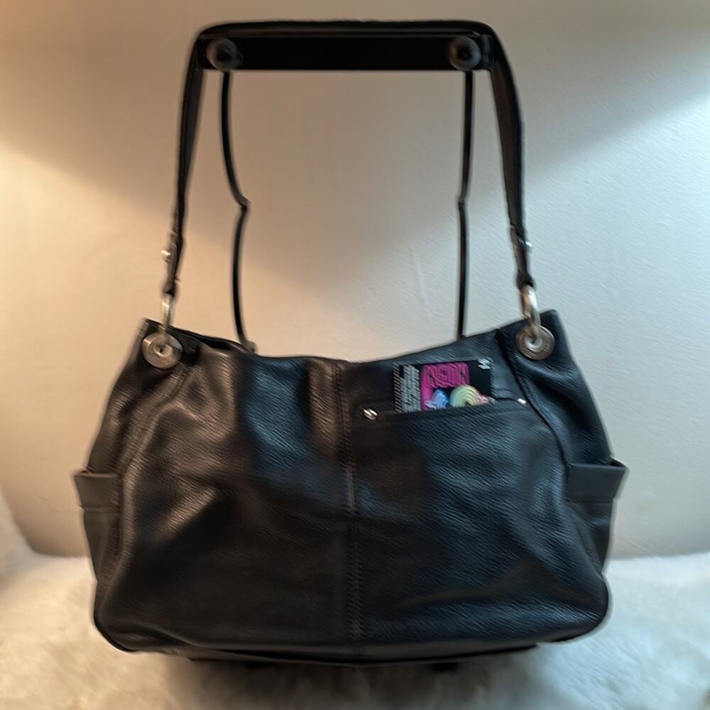 B. Makowsky black leather bag - Picture 4 of 10